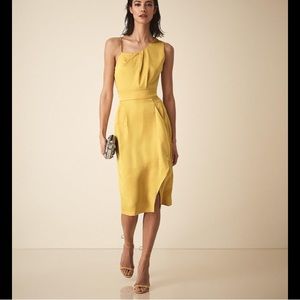 Reiss yellow cocktail dress